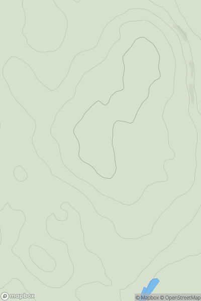 Thumbnail image for Windy Hill [Carrick and Galloway] showing contour plot for surrounding peak